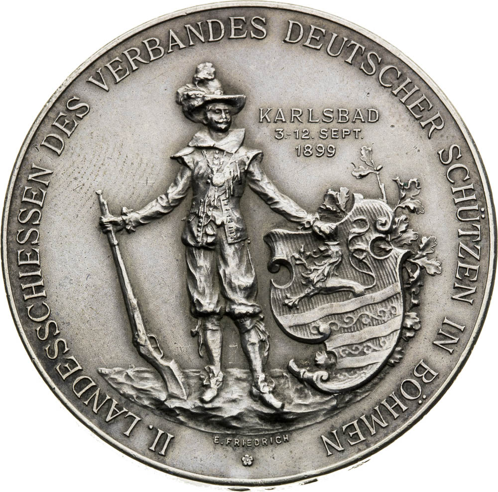 Stříbrná medaile 1899 - avers