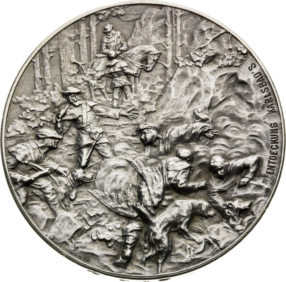 Stříbrná medaile 1899 - revers