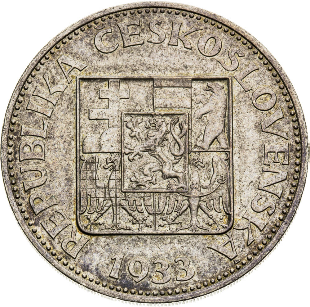 10 Koruna 1933 - front