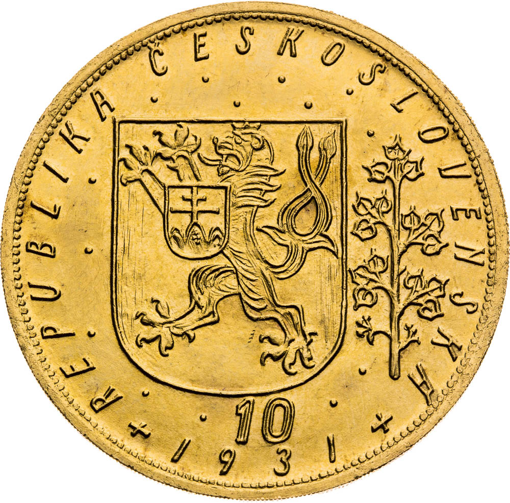 10 Ducats 1931 - front