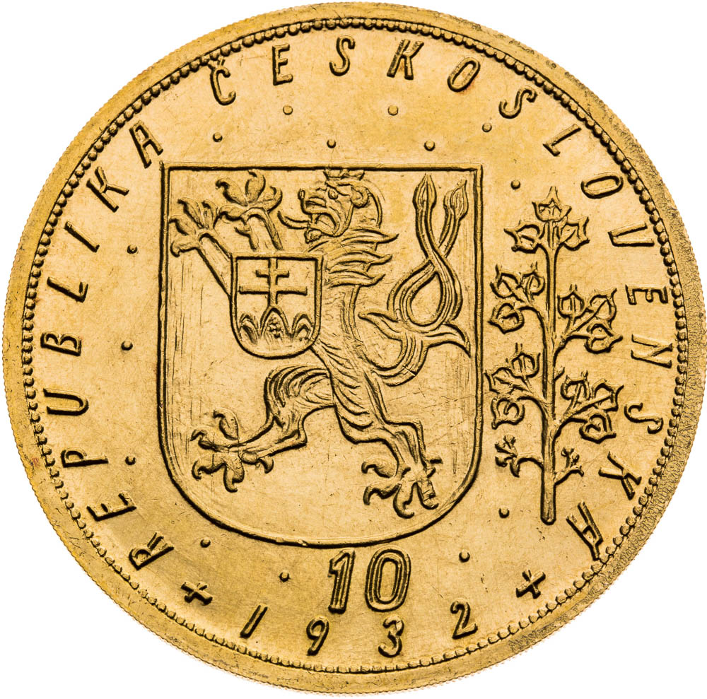 10 Ducats 1932 - front