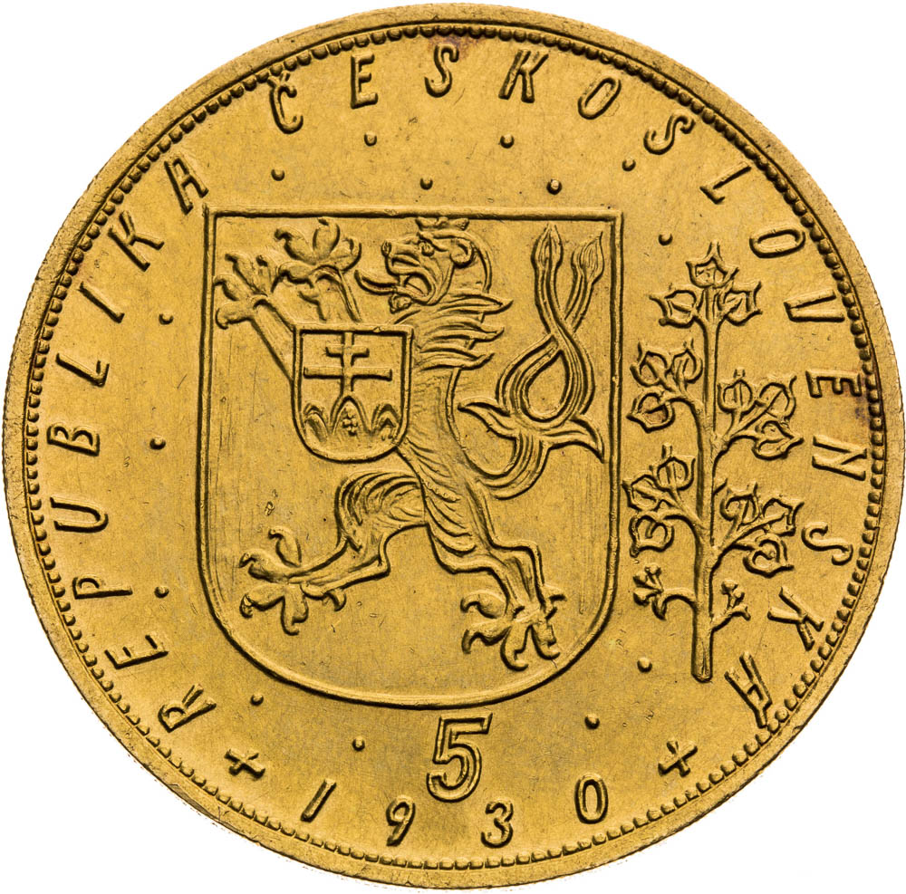 5 Ducats 1930 - front