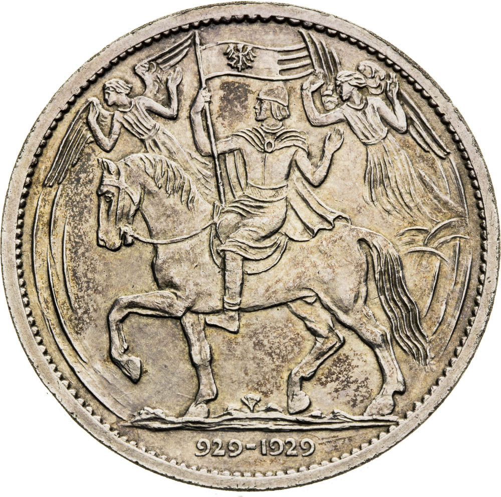 Strieborná medaila 1929 - averz