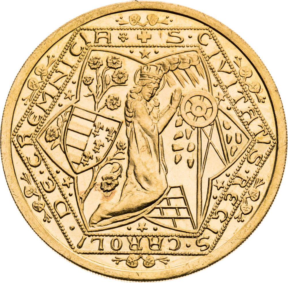 Zlatá medaila 1934 (5 Dukát) - averz