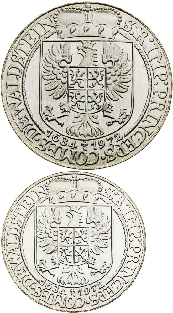 Strieborné medaily 1972 (2 ks) - reverz