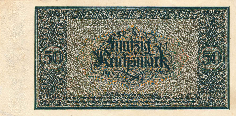 50 Mark 1924 - back