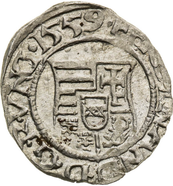 Denar 1559 - front