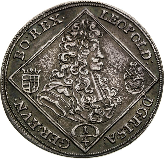 1/4 Thaler 1701 - front