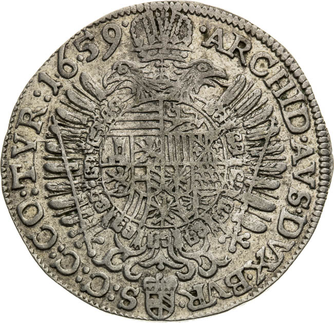 XV Kreutzer 1659 - back