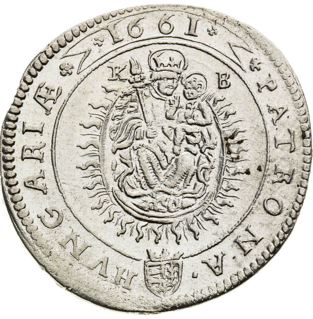 XV Kreutzer 1661 - back
