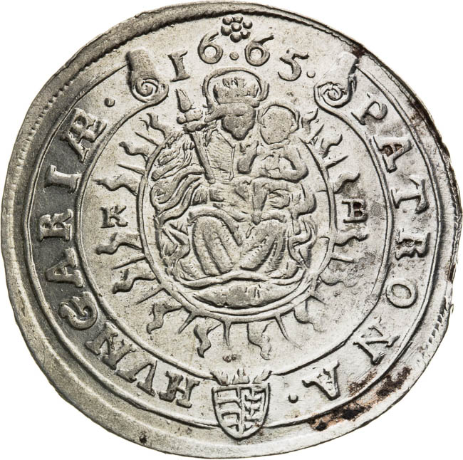 XV Kreutzer 1665 - back