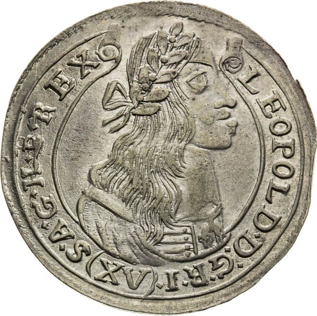 XV Grajciar 1677 - averz