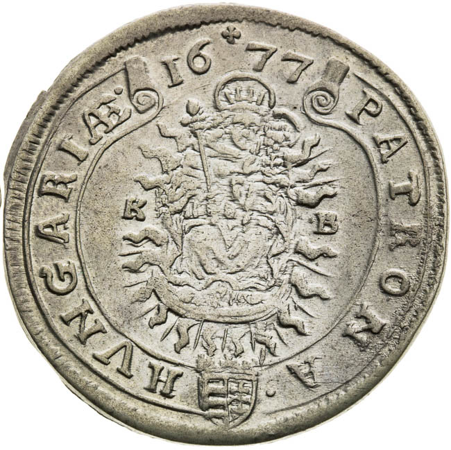 XV Grajciar 1677 - reverz