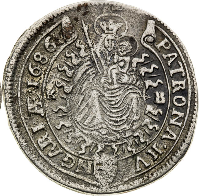XV Grajciar 1686 - reverz