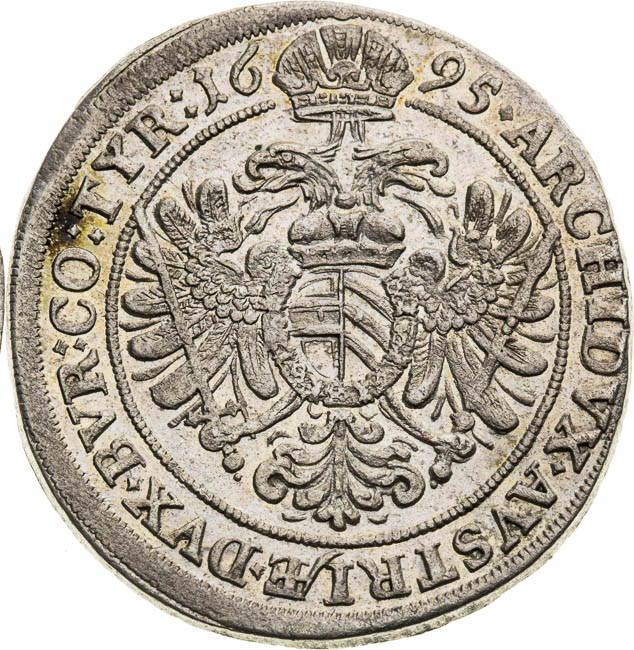 XV Kreutzer 1695 - back