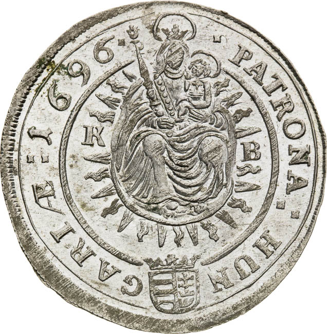 XV Kreutzer 1696 - back