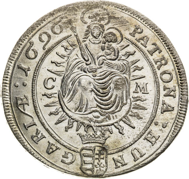 XV Kreutzer 1696 - back