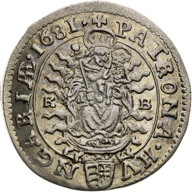 VI Kreutzer 1681 - back