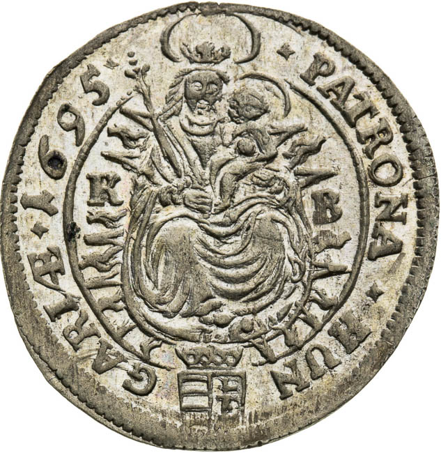 3 Grajciar 1695 - reverz