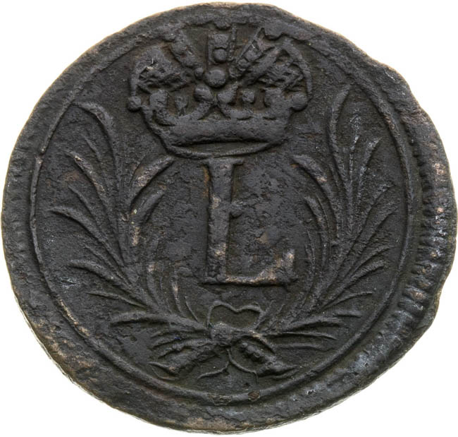 Banská minca 1698 - averz