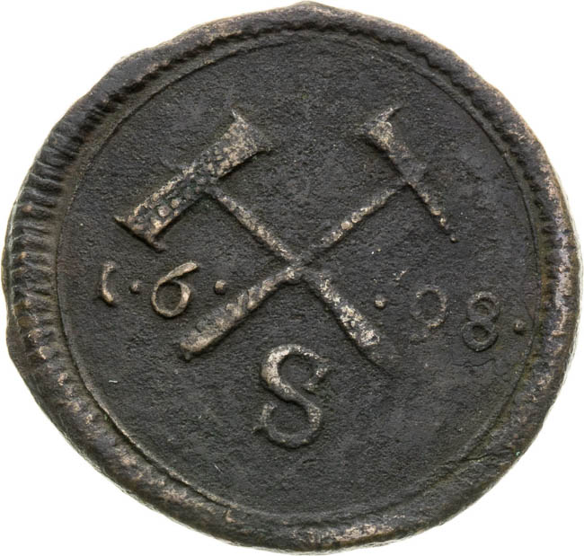 Banská minca 1698 - reverz