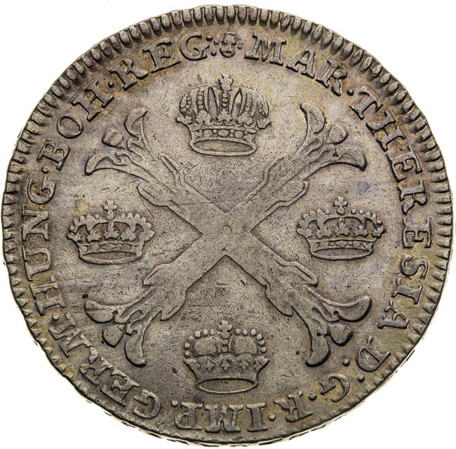 Krížový toliar 1766 - averz