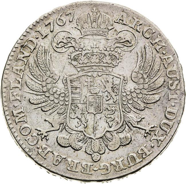Krížový toliar 1767 - reverz