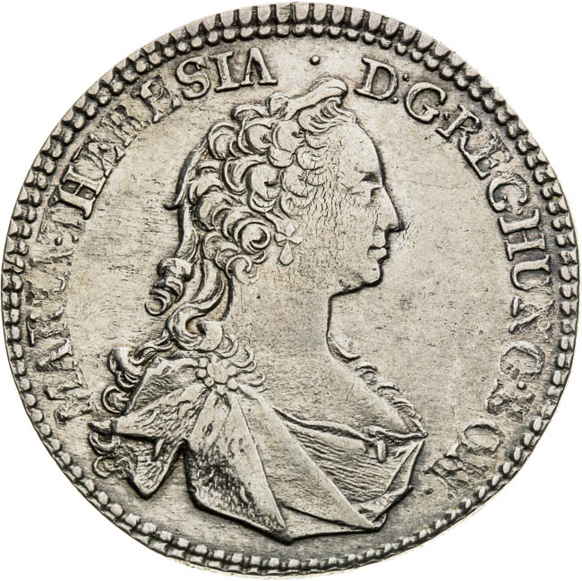 1/4 Toliar 1744 - averz