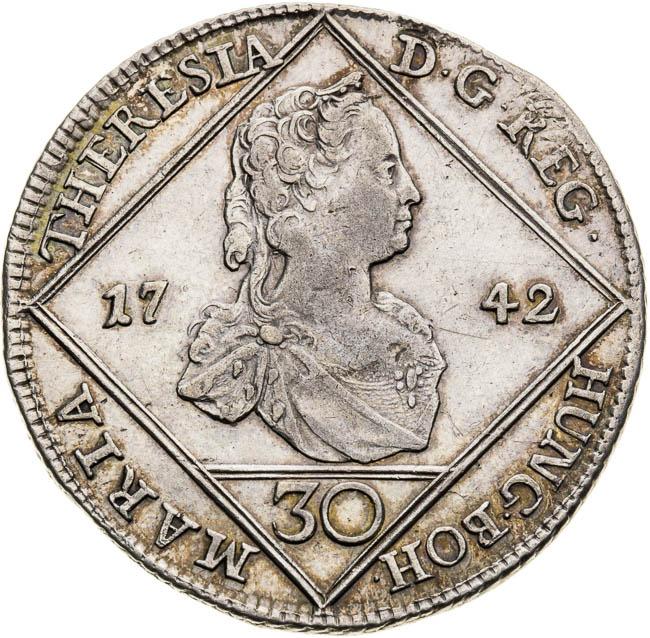 30 Grajciar 1742 - averz