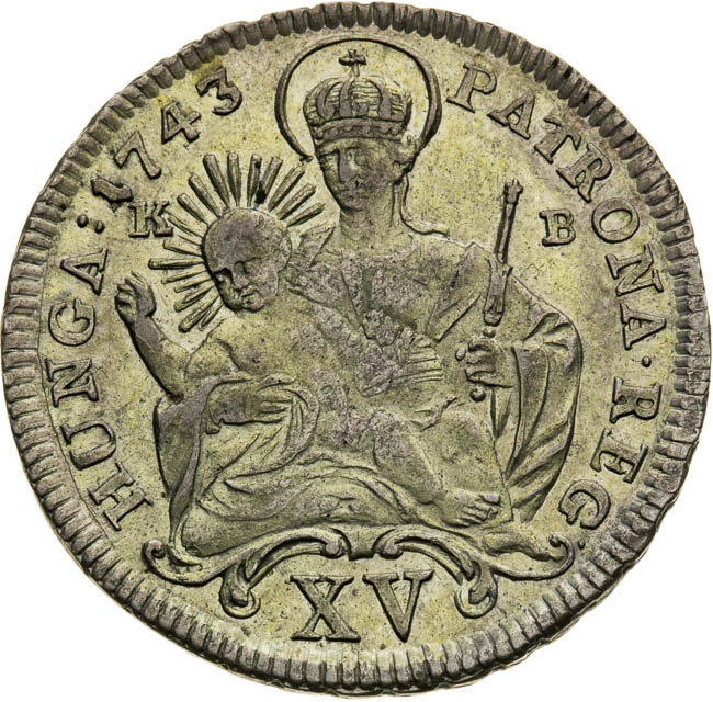 XV Grajciar 1743 - reverz