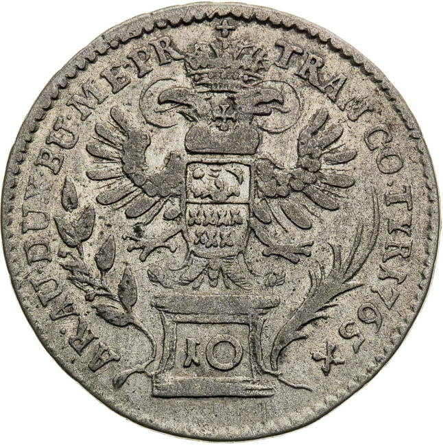 10 Grajciar 1765 - reverz