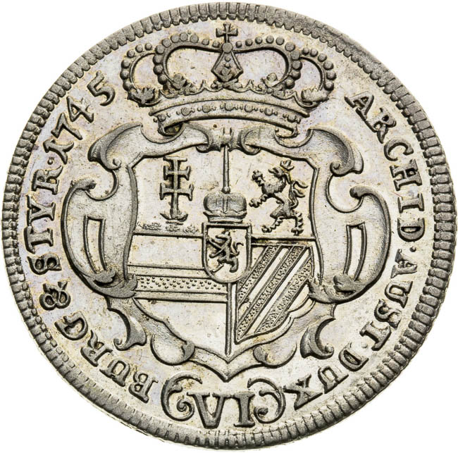 VI Grajciar 1745 - reverz