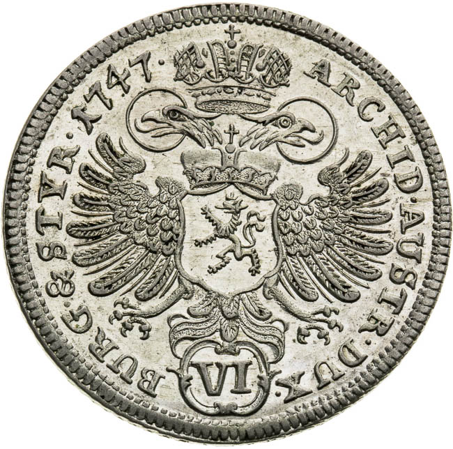 VI Grajciar 1747 - reverz