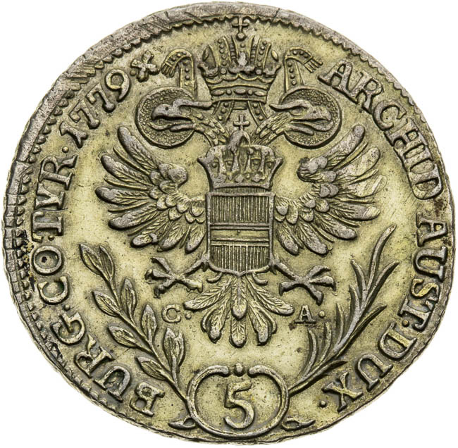 5 Grajciar 1779  - reverz