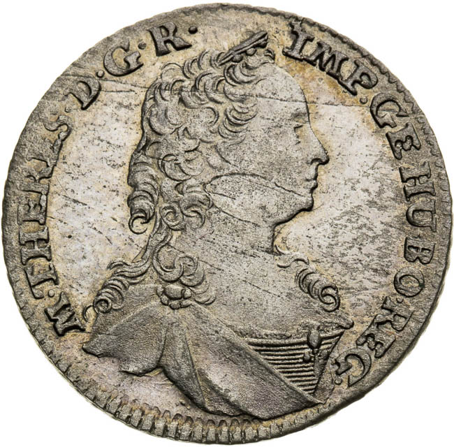 3 Grajciar 1764 - averz