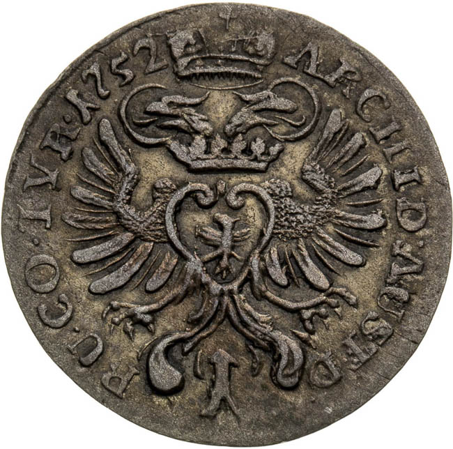 1 Grajciar 1752 - reverz