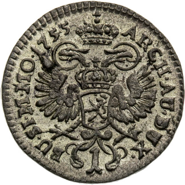 1 Grajciar 1755 - reverz