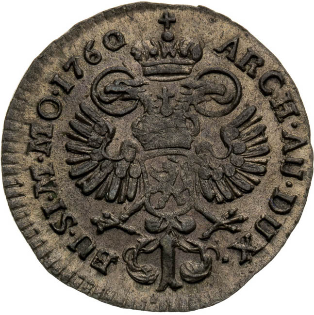 1 Grajciar 1760 - reverz