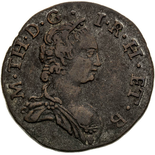 V Soldo 1758 - front