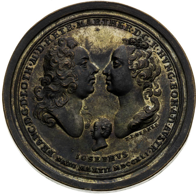 Bronzová medaila 1741 - averz
