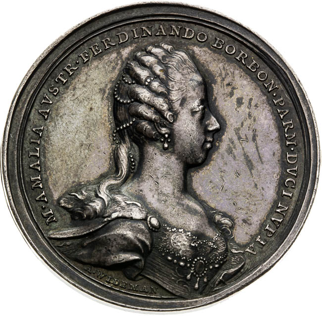 Strieborná medaila 1769 - averz