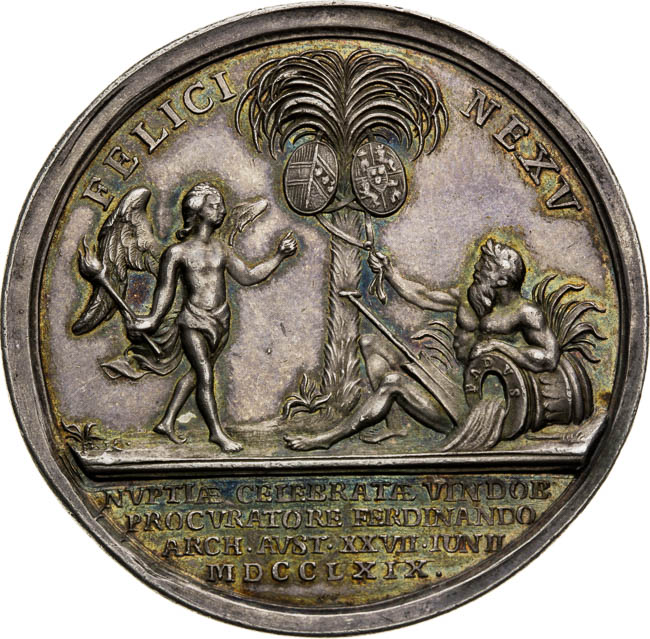 Strieborná medaila 1769 - reverz