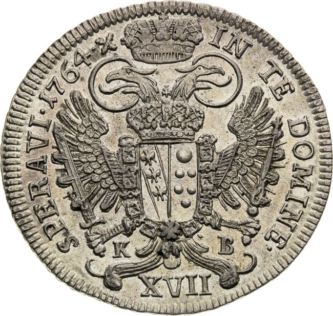 XVII Grajciar 1764 - reverz
