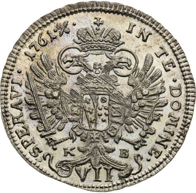 VII Grajciar 1761 - reverz