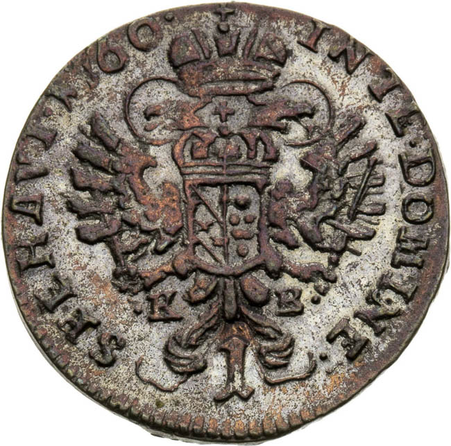 1 Grajciar 1760 - reverz