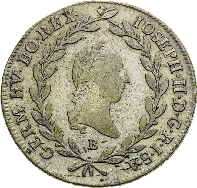 20 Krejcar 1787 - avers