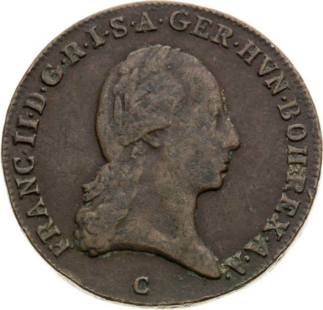3 Kreutzer 1800 - front