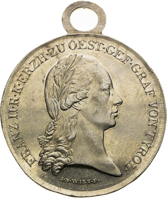 Silver Medal 1797 - front