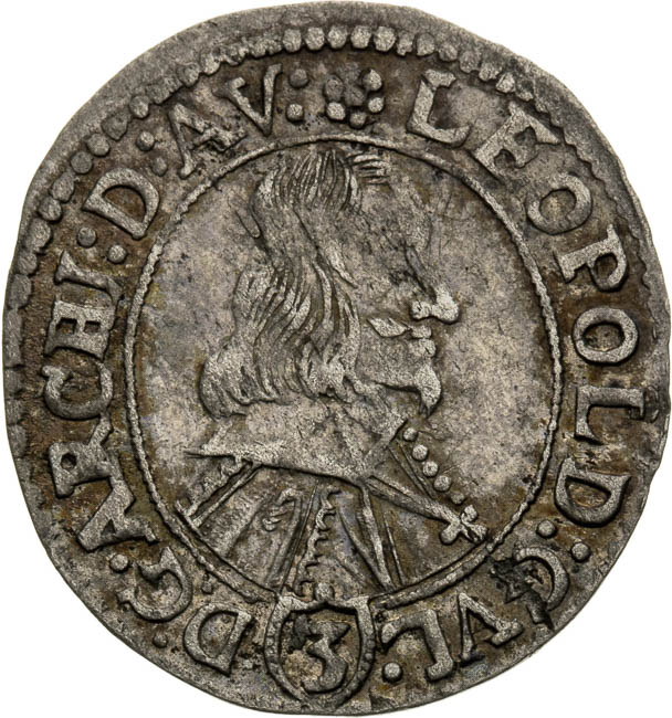 3 Kreutzer 1659 - front