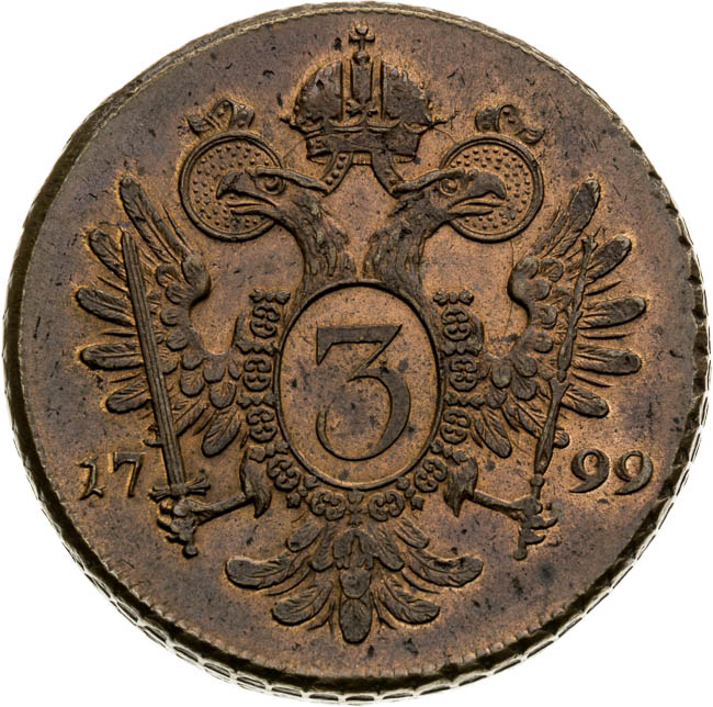 3 Kreutzer 1799 - back